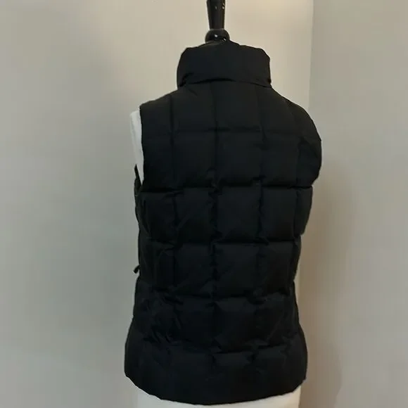 GAP Black Down Filled Puffer/Quilted Vest S - Picture 5 of 12
